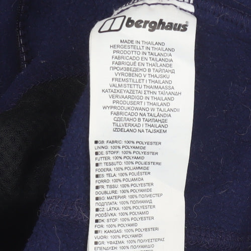 Berghaus Womens Blue Size 14 Fleece Full Zip Basic Jacket