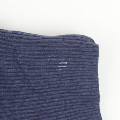 Umbro Womens Navy Blue Pullover Sweatshirt L Logo Cotton Blend