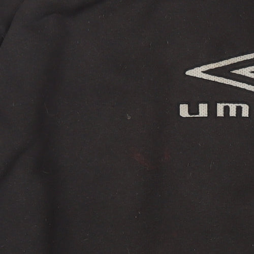 Umbro Men's Black 2XL Pullover Hoodie Fleece Sportswear