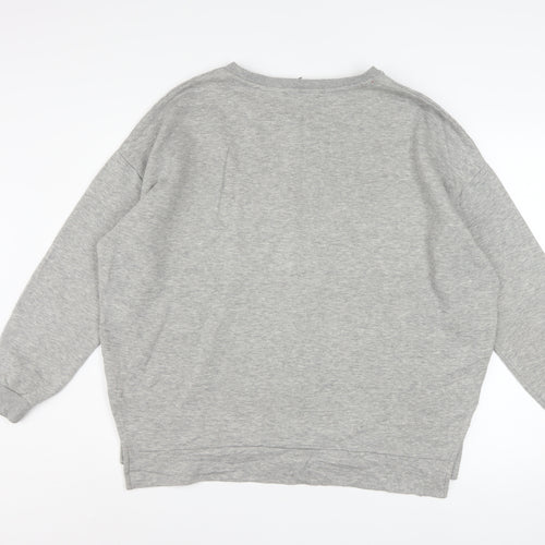 Disney Primark Womens Grey Mickey Sweatshirt Size 12/14 Pullover