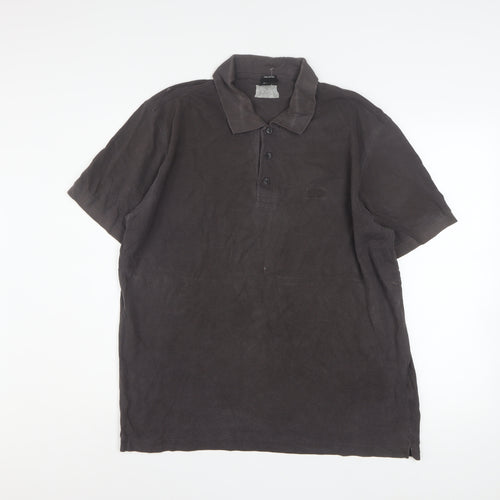 Hugo Boss Men's Brown Pima Cotton XL Polo Shirt