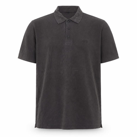 Front view of Hugo Boss Men's Brown Pima Cotton XL Polo Shirt