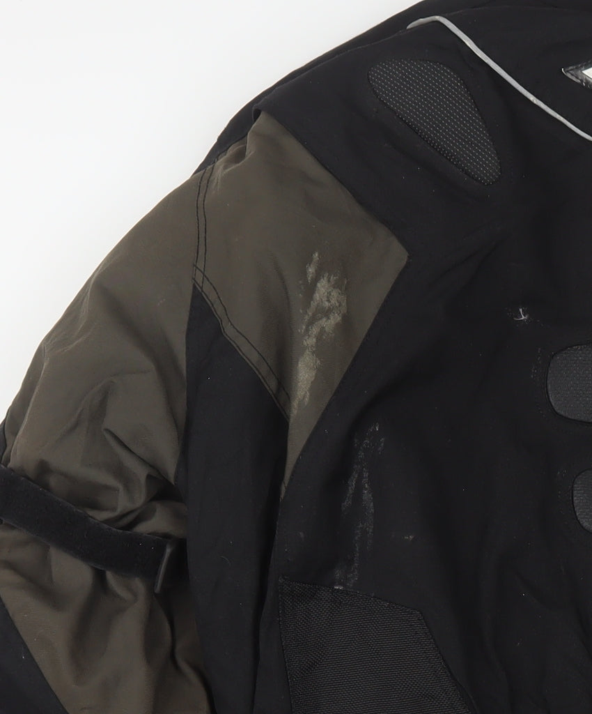 B-Square Men Black 2XL Motorcycle Jacket Waterproof Lined Armour