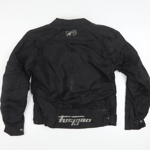 Furygan Womens Black Motorcycle Jacket L Mesh Textile Riding Gear