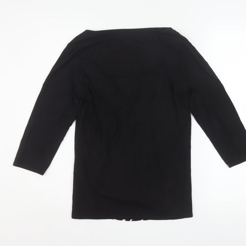 Marks and Spencer Women Black 3/4 Sleeve Camisole Blouse Size 14