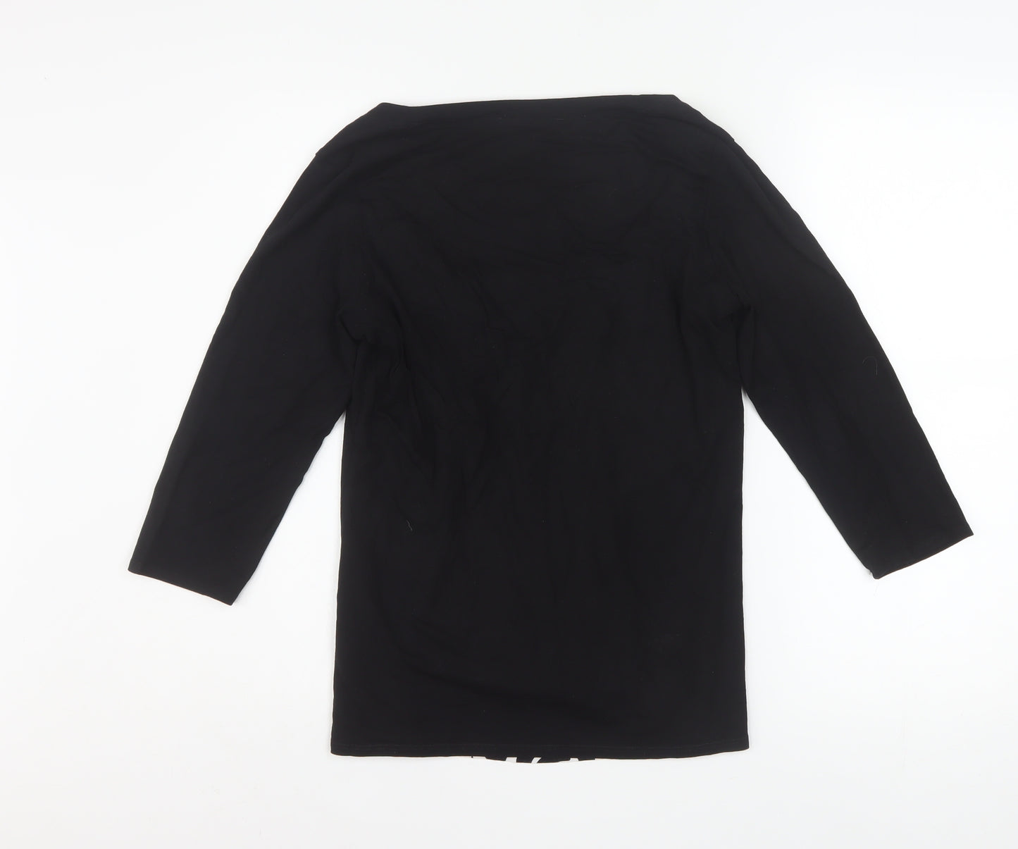 Marks and Spencer Women Black 3/4 Sleeve Camisole Blouse Size 14
