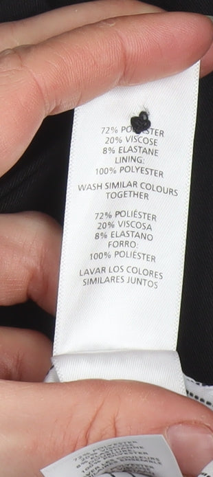 Atmosphere Women Black Size 12 Single-Breasted Blazer Jacket