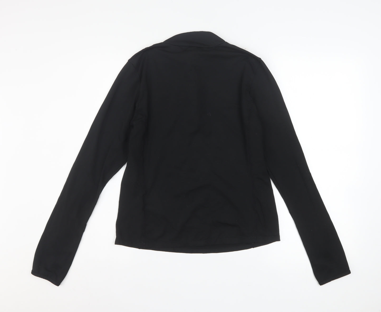 Ellesse Women's Black 1/2 Zip Long Sleeve Pullover Sweatshirt Size 12