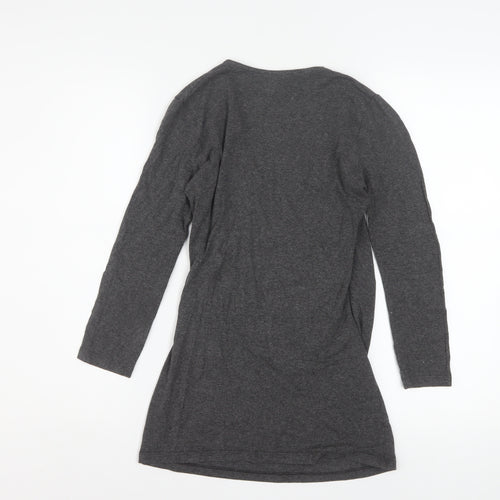 Isabella Oliver Women’s Grey Wrap Maternity Jersey Top Size S