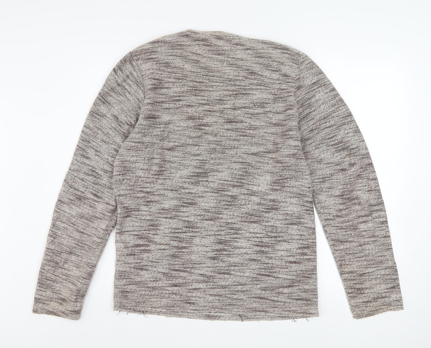 Jack & Jones Men's Grey Knit Pullover Sweatshirt M