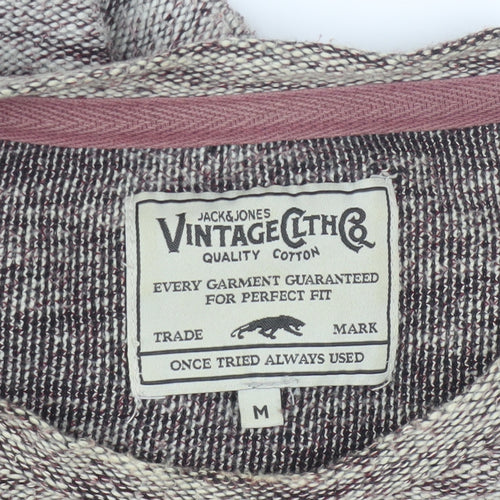 Jack & Jones Men's Grey Knit Pullover Sweatshirt M