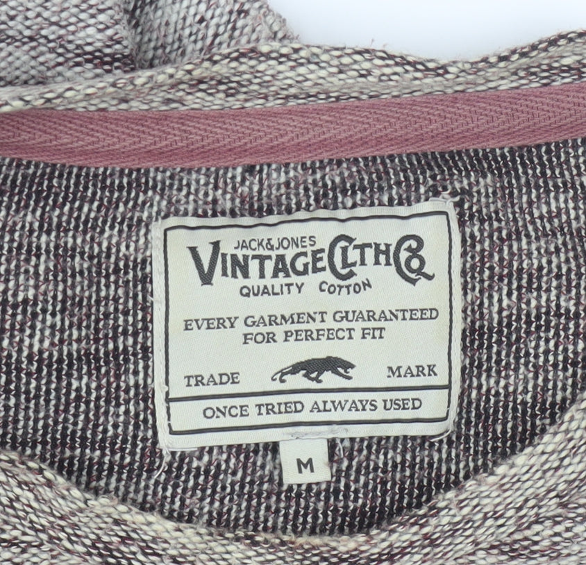 Jack & Jones Men's Grey Knit Pullover Sweatshirt M