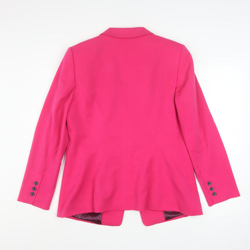 Marks and Spencer Women's Pink Size 16 Blazer Jacket