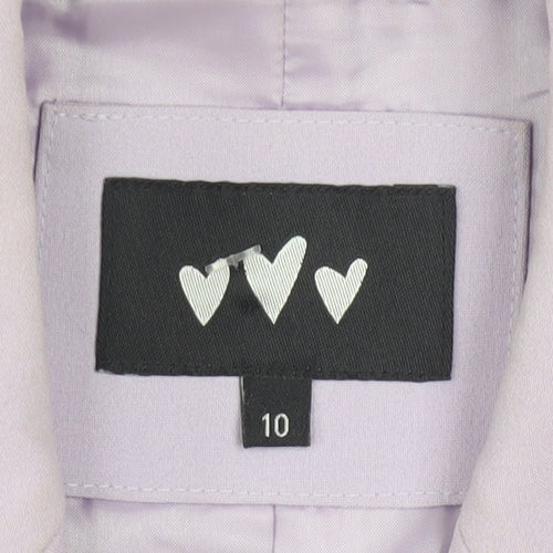 Marks and Spencer Women's Purple Blazer Size 10 Formal Jacket