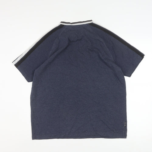 Trespass Mens Blue Quick Dry Crew Neck Short Sleeve T-Shirt Size M