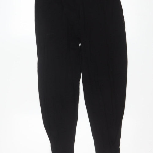 BAM Women's Black Size 12 High Rise Stretch Active Leggings