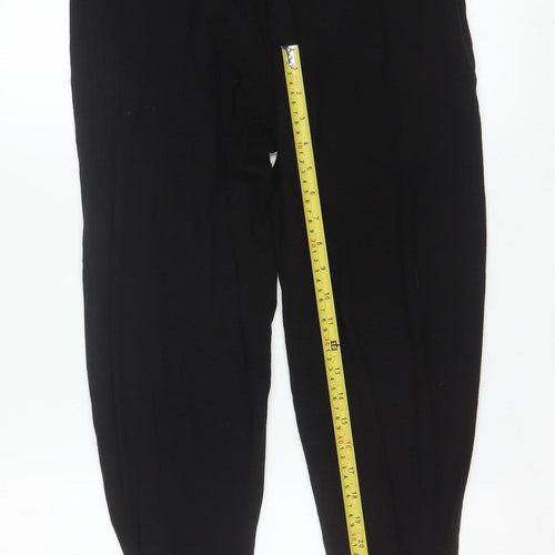 BAM Women's Black Size 12 High Rise Stretch Active Leggings