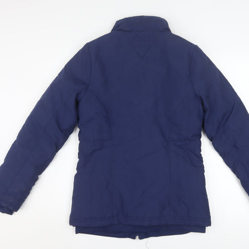 LA Gear Women's Blue Puffer Jacket Size 8 Mid-Length Winter Coat