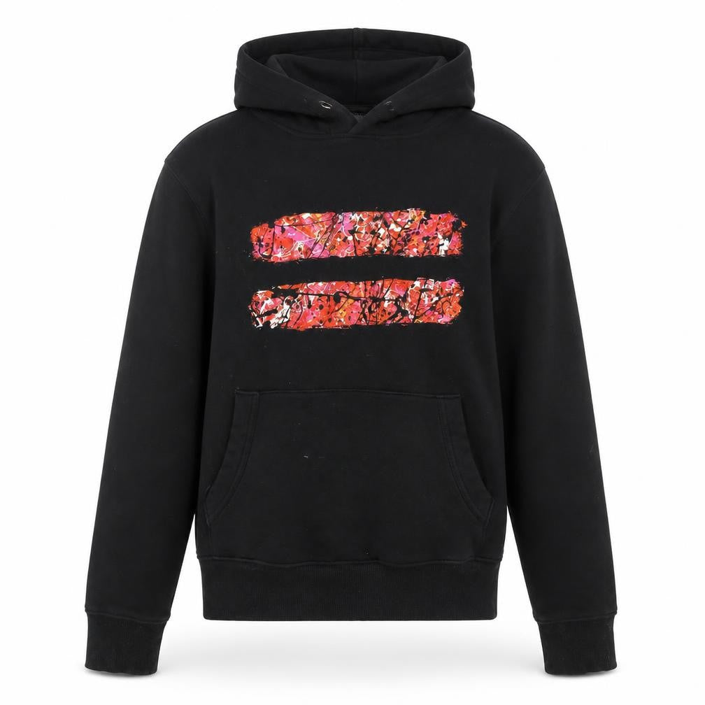Front view of Ed Sheeran Women's Black Pullover Hoodie S Graphic Tour Sweatshirt