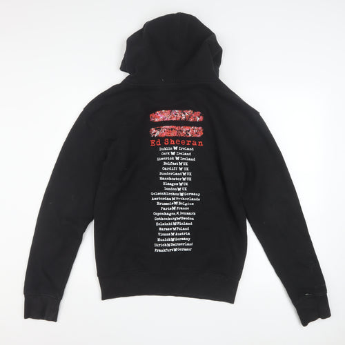 Ed Sheeran Women's Black Pullover Hoodie S Graphic Tour Sweatshirt
