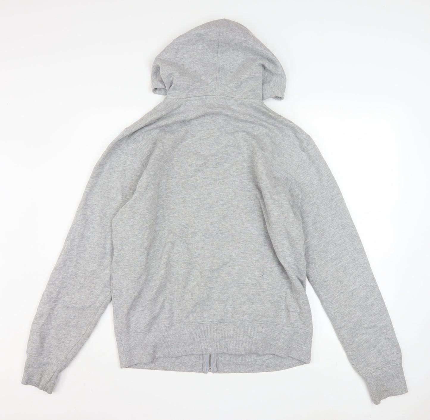 New Balance Men Grey Full Zip Hoodie Size M Sports Fleece
