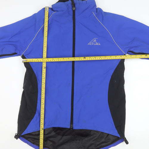 Altura Men's Blue Windbreaker Cycling Jacket Size M Reflective