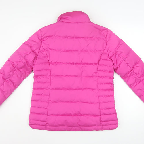 Lands' End Women's Pink XS Petite Puffer Jacket Down Insulated