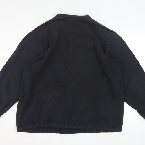 DKNY Men's Black Athletic Crew Neck Pullover Sweatshirt M