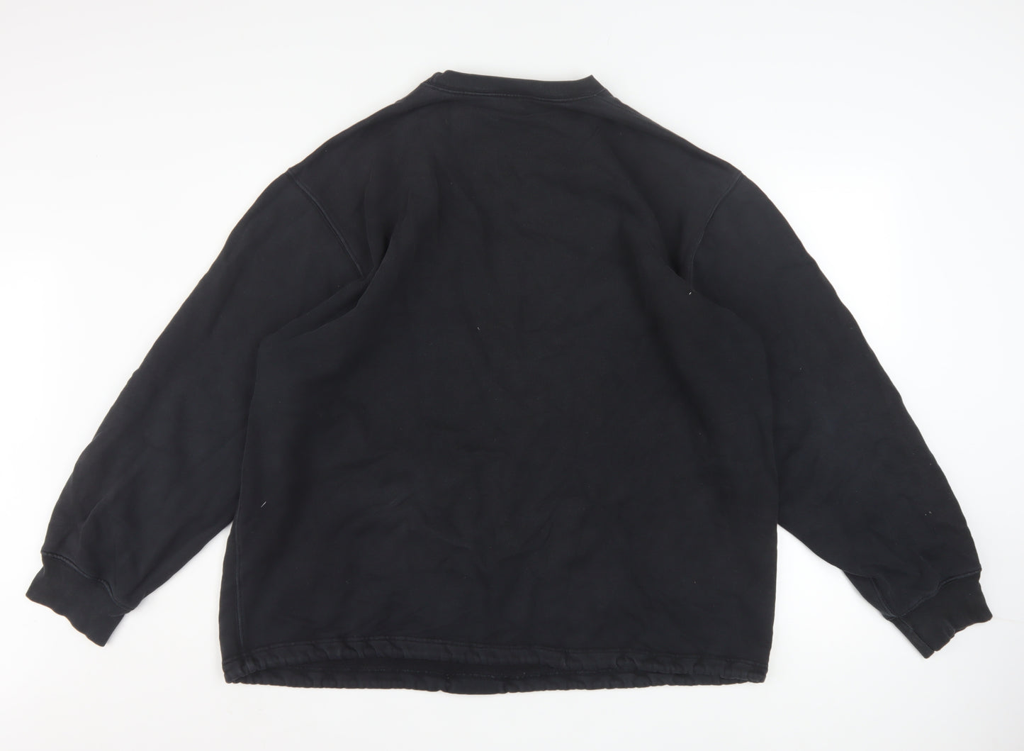 DKNY Men's Black Athletic Crew Neck Pullover Sweatshirt M