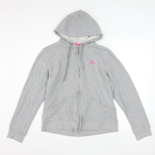 Olympus Sport Womens Grey Full Zip Hoodie Size 18 Cotton Blend