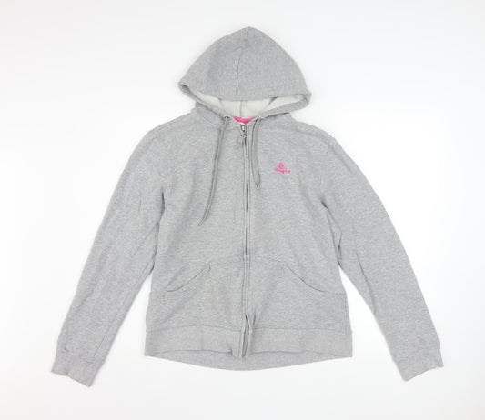 Olympus Sport Womens Grey Full Zip Hoodie Size 18 Cotton Blend