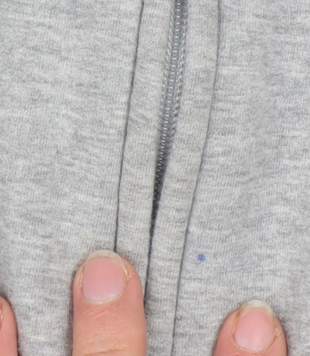 Olympus Sport Womens Grey Full Zip Hoodie Size 18 Cotton Blend