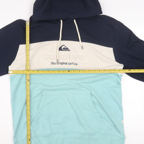 Quiksilver Mens Multicolour 2XL Pullover Hoodie Surf Style