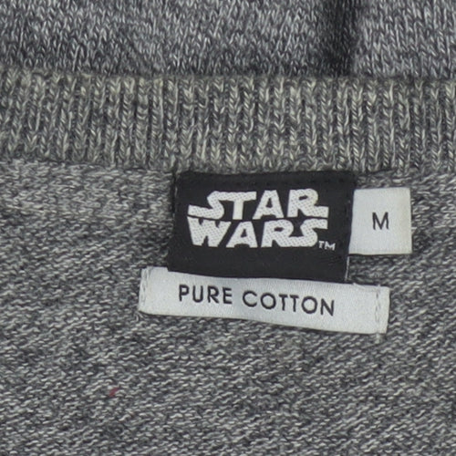 Tu Men’s Grey Star Wars Cotton Crew Neck Jumper Size M