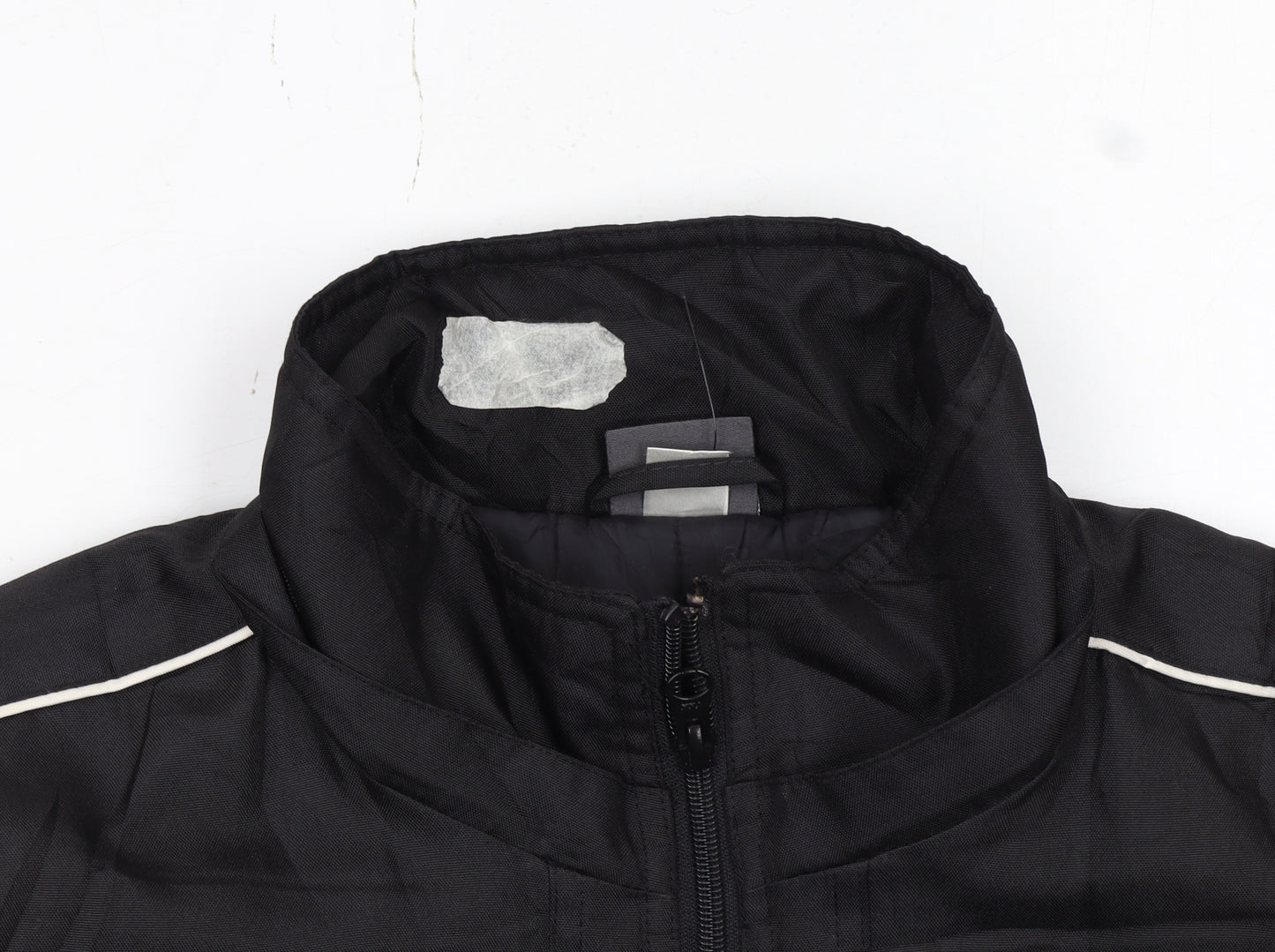 Umbro Men's Black L Track Jacket Full Zip Polyester Sportswear