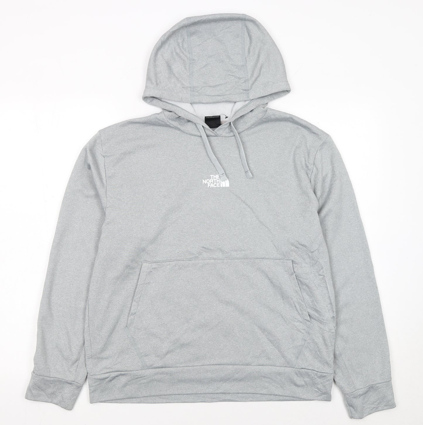 The North Face Womens Grey Pullover Hoodie Medium Hooded Sweatshirt