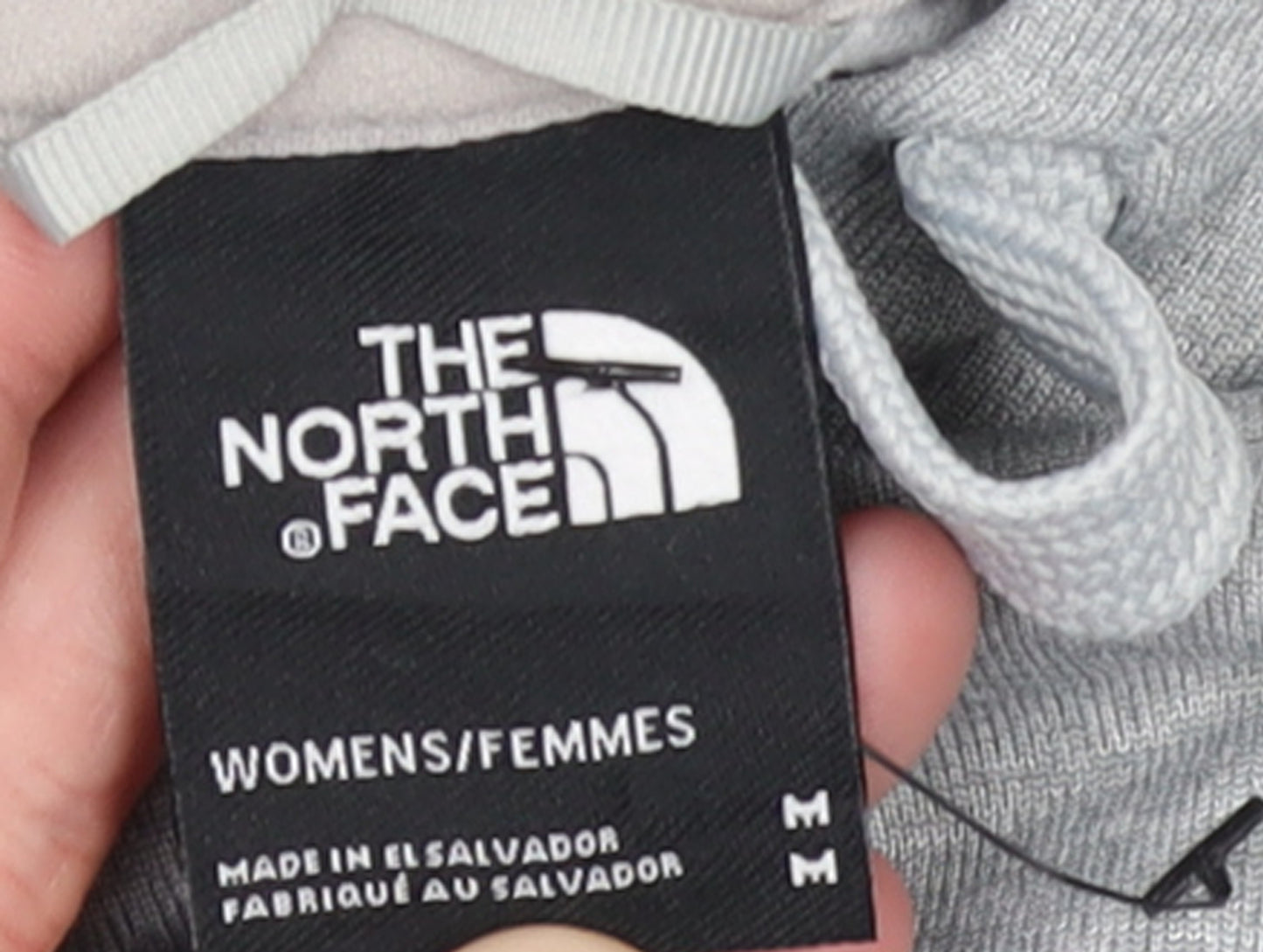 The North Face Womens Grey Pullover Hoodie Medium Hooded Sweatshirt