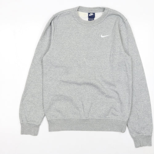Nike Men's Grey XS Crew Neck Fleece Sweatshirt