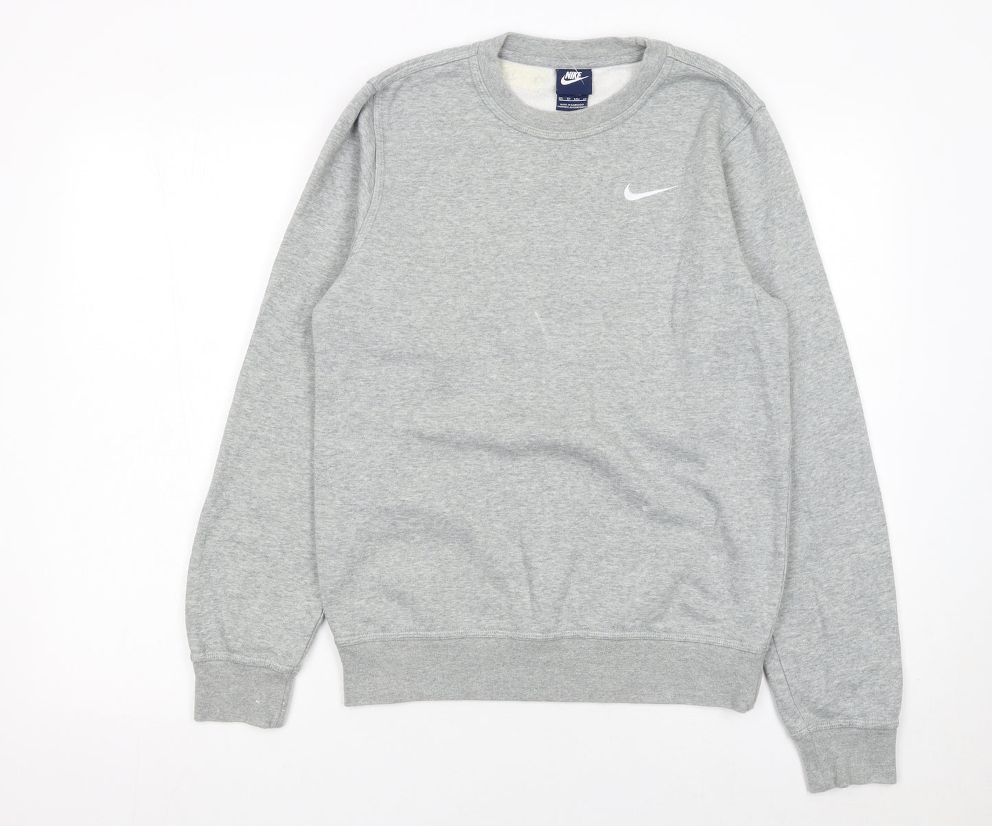 Nike Men's Grey XS Crew Neck Fleece Sweatshirt