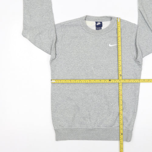 Nike Men's Grey XS Crew Neck Fleece Sweatshirt