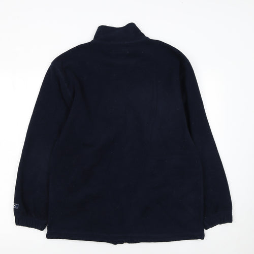 Reebok Essentials Women's Blue Fleece Zip Jacket Size 10