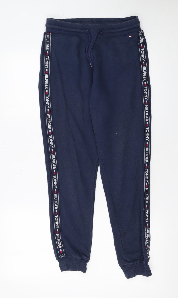 Tommy Hilfiger Men's Blue Jogger Sweatpants Size S Logo Trim
