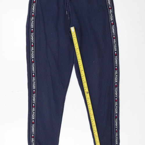 Tommy Hilfiger Men's Blue Jogger Sweatpants Size S Logo Trim