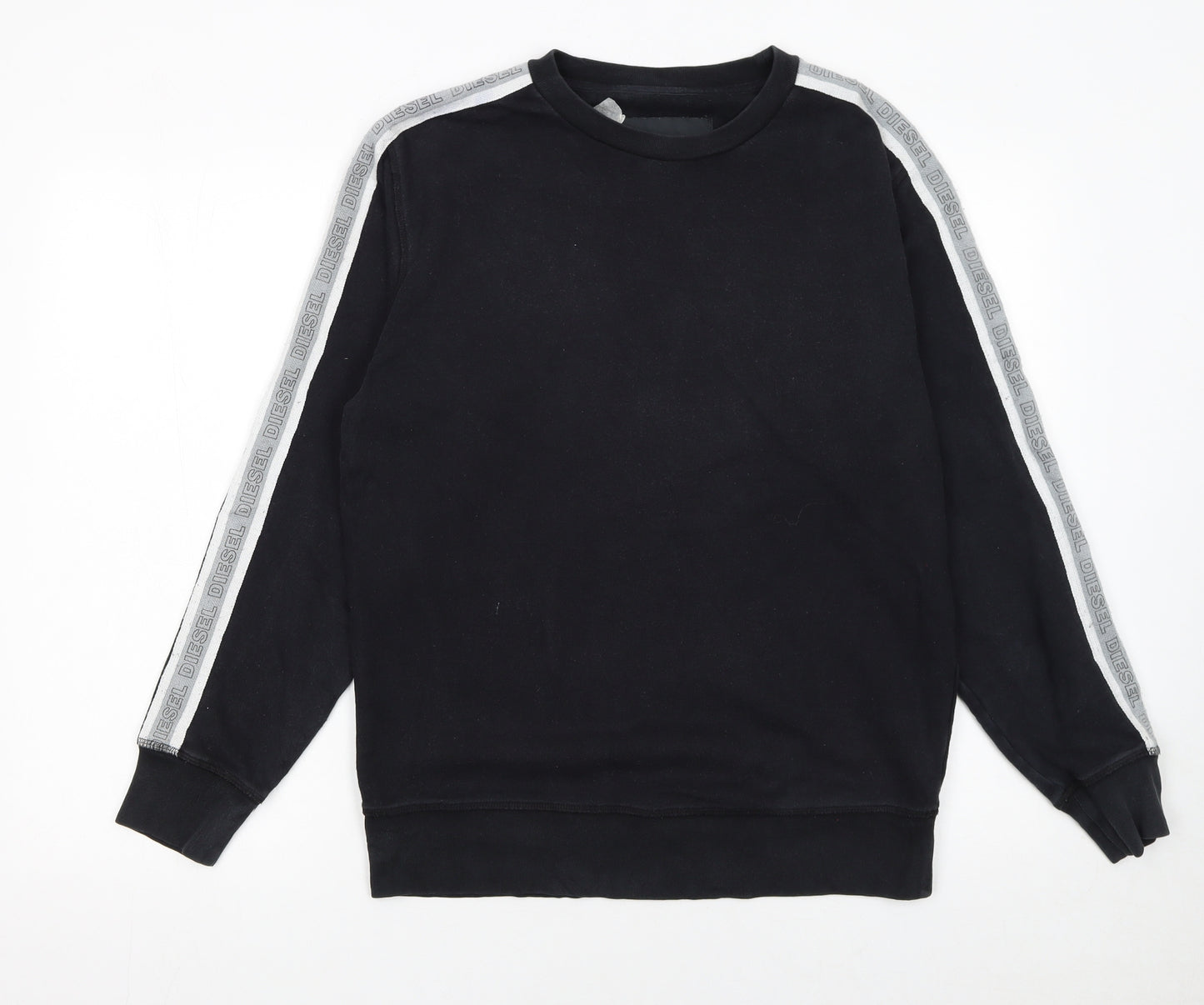 Diesel Womens Black Lounge Sweatshirt Cotton Blend Size M