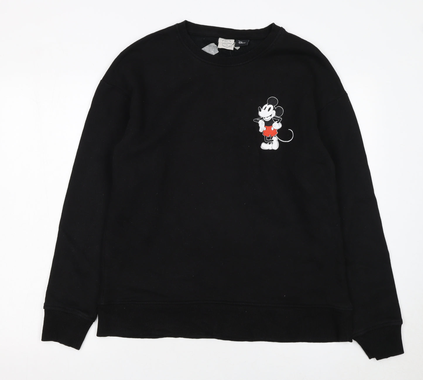 Jack & Jones Men’s Black Mickey Mouse Graphic Hoodie M