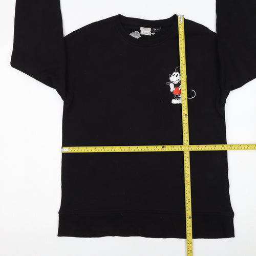 Jack & Jones Men’s Black Mickey Mouse Graphic Hoodie M