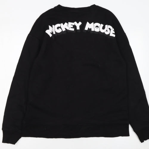 Jack & Jones Men’s Black Mickey Mouse Graphic Hoodie M