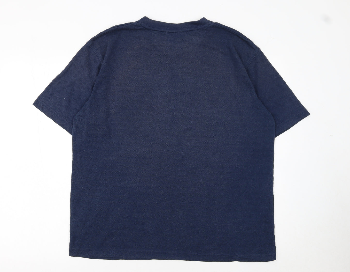 Umbro Men's Blue V-Neck Short Sleeve Sports T-Shirt Size L