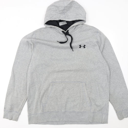 Under Armour Men's Grey XL Pullover Hoodie Loose Fit Sportswear