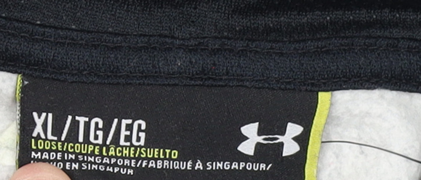 Under Armour Men's Grey XL Pullover Hoodie Loose Fit Sportswear